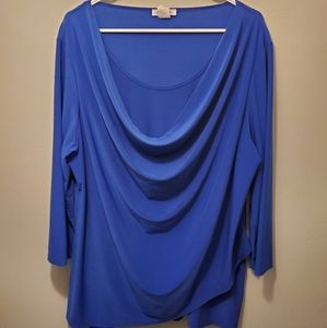 Forever Jade Blue Womans 2X Top